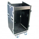 FCP 16 U   - 16U flight case + Inclined surface