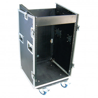FCP 16 U   - 16U flight case + Inclined surface