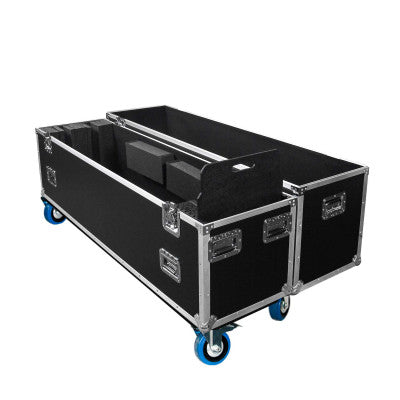 FLIGHT ECRAN DB 65   - Double Screen 65 Flight Case