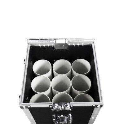 FT MIC STAND 9   - Flight case for 9 microphone stands