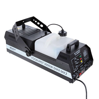 FOGBURST 3000 DMX MK2   - 3000 W smoke machine, DMX control or via a wireless remote, 1133 m<sup>3</sup>/min
