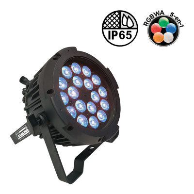 PAR SLIM 18x10 W IP65 PENTA25  - Par Slim with 18 x 10 W 5-in-1 LEDs (25° beam width)