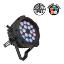 Power Lighting - PAR SLIM 18x10 W IP65 PENTA40  - Par Slim with 18 x 10 W 5-in-1 LEDs (40° beam width)