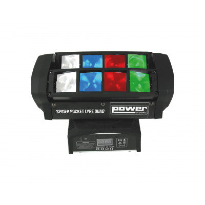 SPIDER POCKET LYRE QUAD   - 8 x 12 W 4-in-1 lyre effect