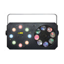 METEOR V   - 3-in-1 effect light: Wash, Moonflower Gobos, Red and Green multipoint laser