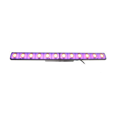 LED BAR 12x3 W CRYSTAL GOLD   - 12 x 3 W GOLD LED bar + 72 LED 5050 RGB