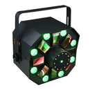 Power Lighting - 4-in-1 effects light: Multi-beam, Wash, Strobe, Red and Green multi-point laser