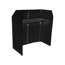 DJ BOOTH M BL   - DJ stand with black Lycra