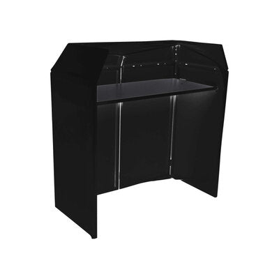 DJ BOOTH M BL   - DJ stand with black Lycra
