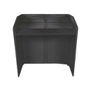 DJ BOOTH M BL   - DJ stand with black Lycra