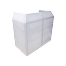 DJ BOOTH M WH   - DJ stand with white Lycra