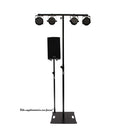 LSA 240 BL   - Speaker stand and light kit + Cover - black