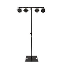 LSA 240 BL   - Speaker stand and light kit + Cover - black