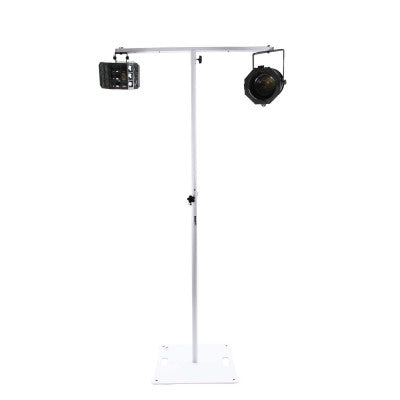 LSA 240 WH   - Speaker stand and light kit + Cover - white