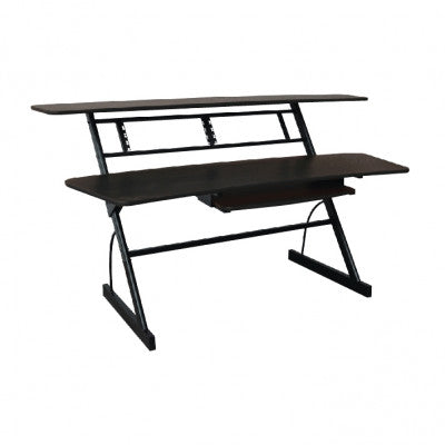 HMS 3000 BL   - Professional home studio furniture for working in optimum conditions, 2 rack spaces 4 U