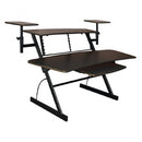 HMS 4000 BL   - Professional home studio furniture for working in optimum conditions, 2 rack spaces 6 U