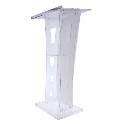 SPEECH STAND PLEXI   - Plexiglas lecturn ideal for speeches, presentations or conferences