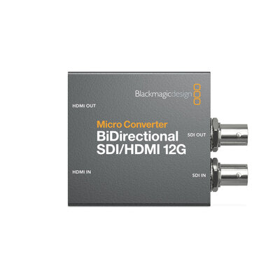 Blackmagic Design - Micro Converter BiDirect SDI/HDMI 12G - Dual direction SDI / HDMI converter up to 2160p 60