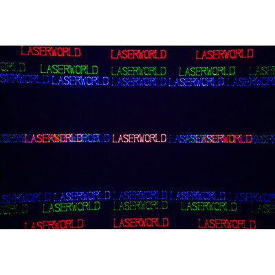 Laserworld - CS-500RGB KeyTEX - 490 mW Club Series RGB laser projector, ILDA & DMX, keyboard included