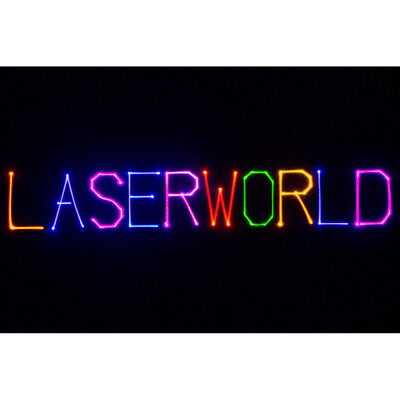 Laserworld - CS-500RGB KeyTEX - 490 mW Club Series RGB laser projector, ILDA & DMX, keyboard included
