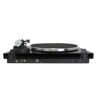 VISION3 USB BL   - Hi-Fi USB turntable, black finish, RIAA preamp, Audio Technica 3600L