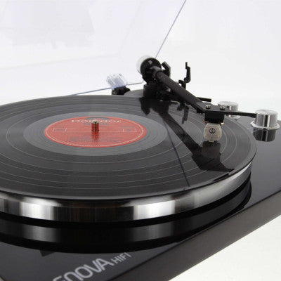 Enova Hifi - VISION3 USB BL   - Hi-Fi USB turntable, black finish, RIAA preamp, Audio Technica 3600L