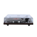 Enova Hifi - Hi-Fi USB turntable, glossy dark wood finish, RIAA preamp, Audio Technica 3600L