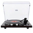 Enova Hifi - Hi-Fi USB turntable, glossy dark wood finish, RIAA preamp, Audio Technica 3600L