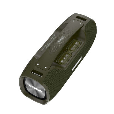 GETONE 70 GREEN   - Compact mobile active speaker, 2 x 10 W + 35 W, Bluetooth 4.2, IP 6X, 6000 mAh battery, green