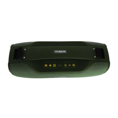GETONE 70 GREEN   - Compact mobile active speaker, 2 x 10 W + 35 W, Bluetooth 4.2, IP 6X, 6000 mAh battery, green