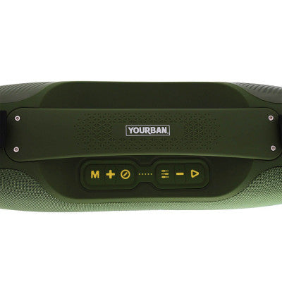 GETONE 70 GREEN   - Compact mobile active speaker, 2 x 10 W + 35 W, Bluetooth 4.2, IP 6X, 6000 mAh battery, green