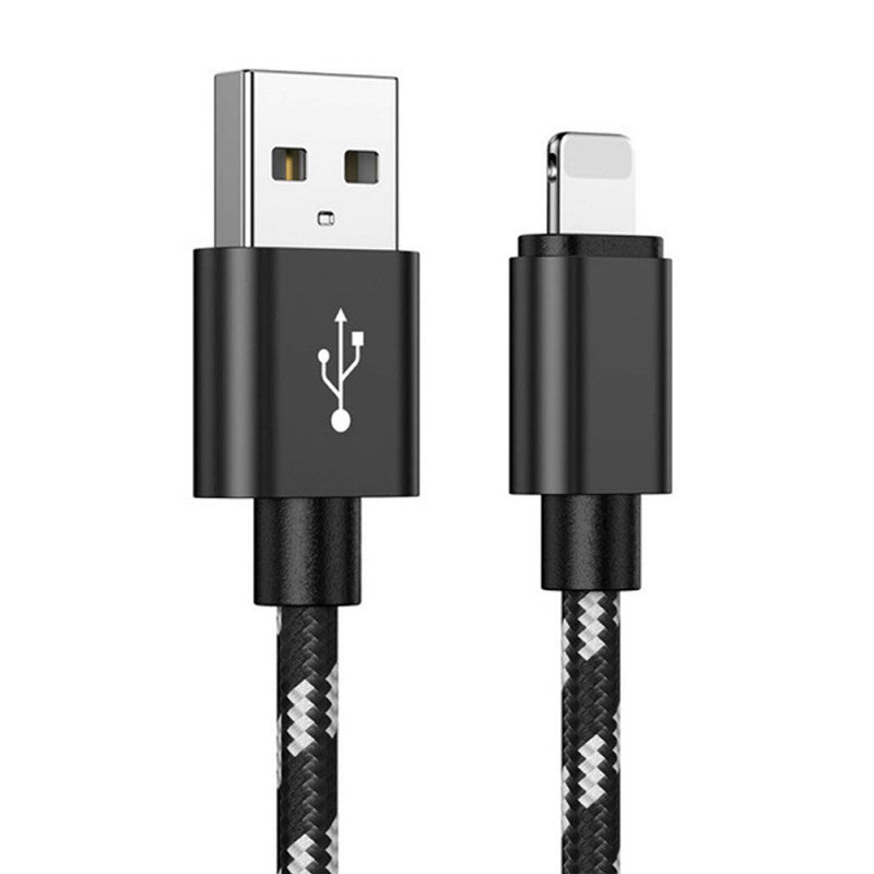 Yourban - LIGHTNING-USB 1M BL  - 1 m USB / Lightning black cable