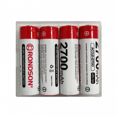 Rondson - ACC1.2-2700-50 - Pack of 50 rechargeable NiMH batteries 1.2 V- 2700 mAh