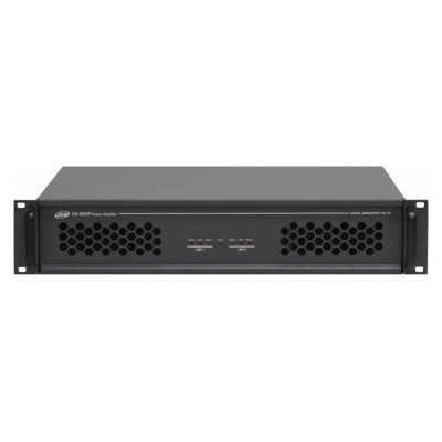 DA-500DP - 2 CH x 500 W Class-D power amplifier, 100 V, 24 V DC power supply