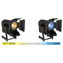 JB Systems - CAM-SPOT 30T W  - 30 W theaterspot CW+ WW with barndoors