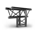 AG29-035 blk  - 290 mm Vertical Tee 3 directions Low vertex black