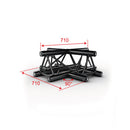 AG29-041 blk  - 4-direction cross - 290 mm black