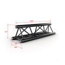 PT29-100 blk  - aluminium triangular truss- Length: 100 cm black