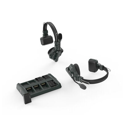 Hollyland - Solidcom C1-2S    - 2 person full-duplex wireless Intercom system with 2 headsets (1 master + 1 slave) + accessories