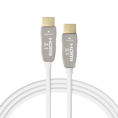 celexon - 1000017840 - UHD Optical Fibre HDMI 2.1 8K Active Cable 30 m - White