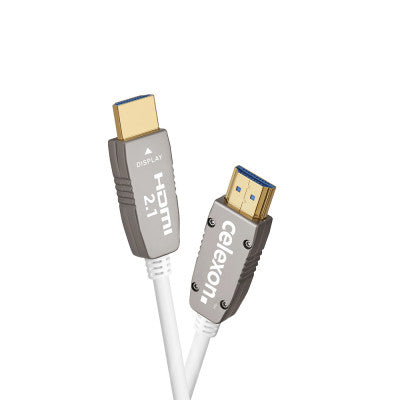 celexon - 1000017840 - UHD Optical Fibre HDMI 2.1 8K Active Cable 30 m - White