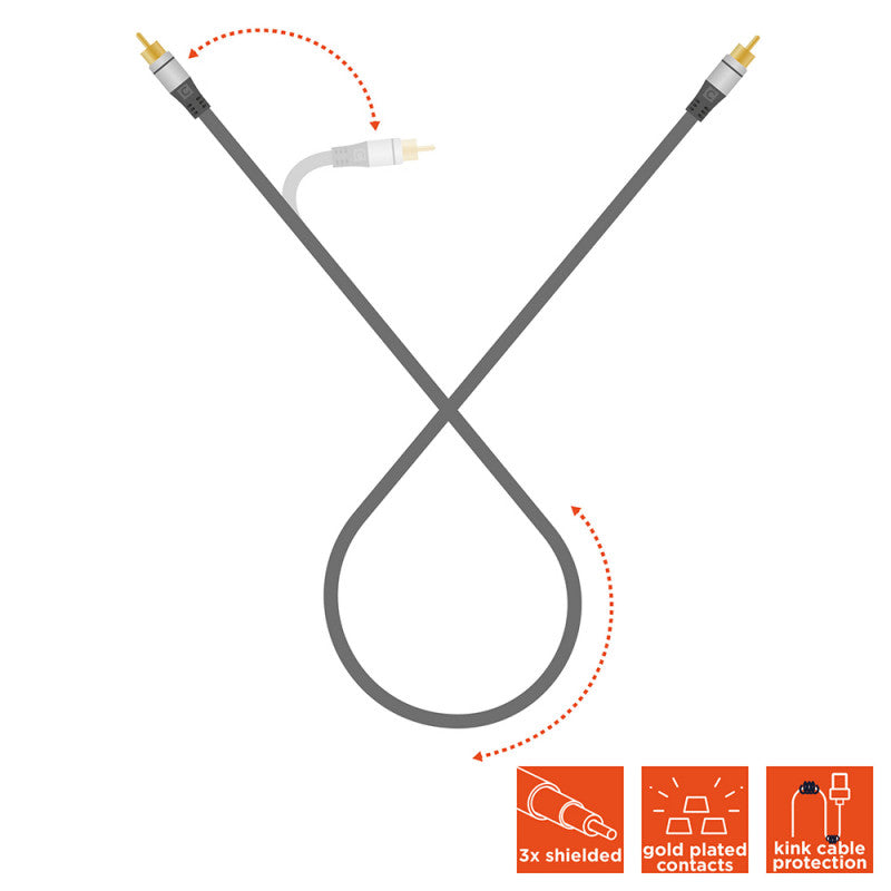 celexon - 1000015606 - Cinch Digital Audio cable Professional Line 3 m