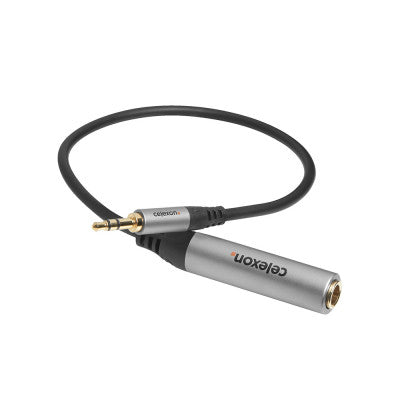 celexon - 1000015625 - M/F Audio Adapter Professional 3.5 mm stereo jack to 6.3 mm stereo jack 0,25 m