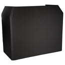 BoomTone DJ - DJ Stand Pro Black   - DJ stand to set up the DJ equipment professionally and hide the control room - black Lycra
