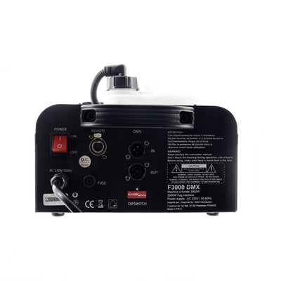 BoomTone DJ - 3000 W smoke machine, 1100 m<sup>3</sup>/min flow, controllable in DMX