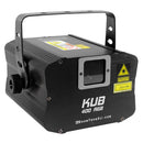 KUB 400 RGB   - 400 mW RGB animation laser with 25 integrated programs, 9 DMX channels