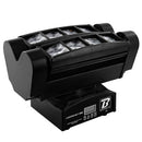 LUDIPOCKET 360   - 8 CREE 10 W RGBW 4-in-1 LEDs beam effect light show with 2 x 4 lenses, 360° rotation