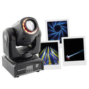 BoomTone DJ - Maxi Spot 30   - 30 W high brightness lyre spot with RGB LED ring, Strobo effect, 7 color & 7 Gobos wheels