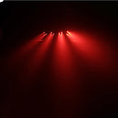 Party Bar Derby   - Lighting stand with 2 projectors of 9 multicolored RGBW 1 W LEDs and 2 Nano Derby of 12 W each
