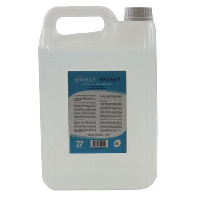 BoomTone DJ - Snow Fluid High Density 5L   - 5 L tank of high density white snow fluid